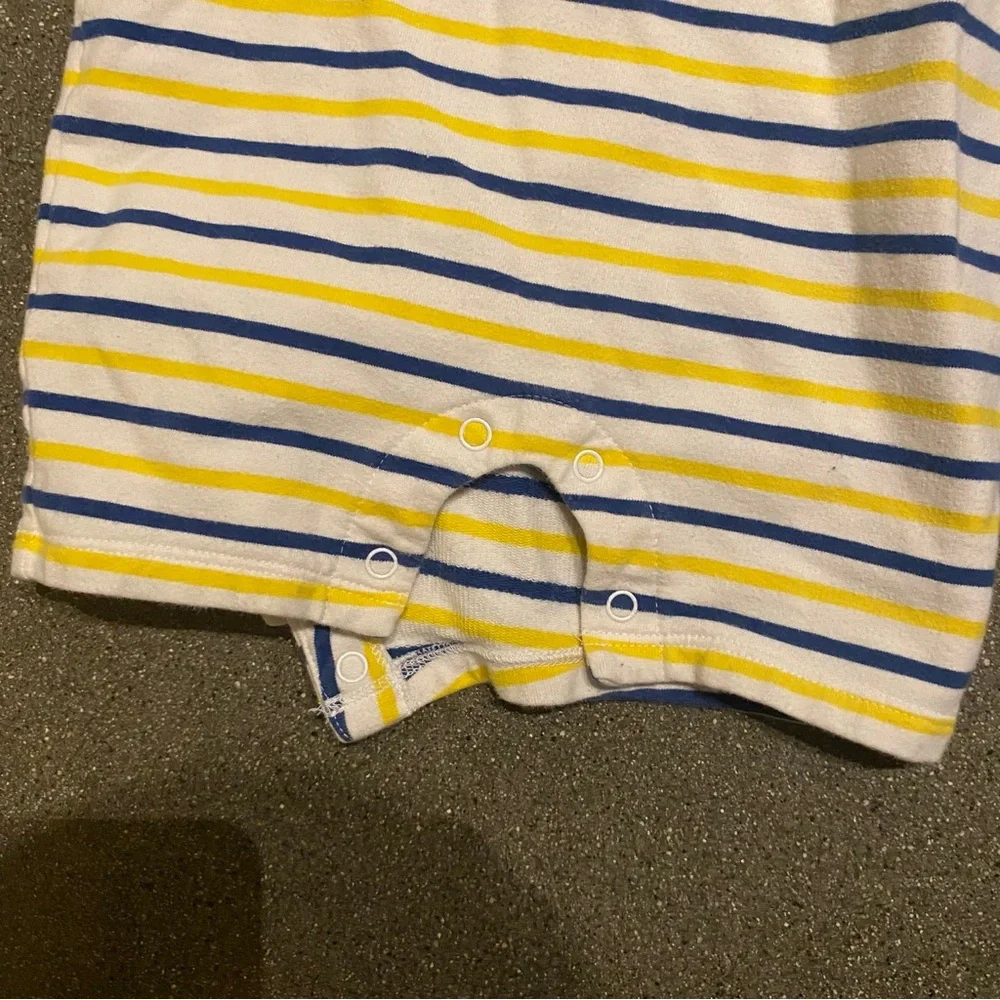 Janie and Jack white romper